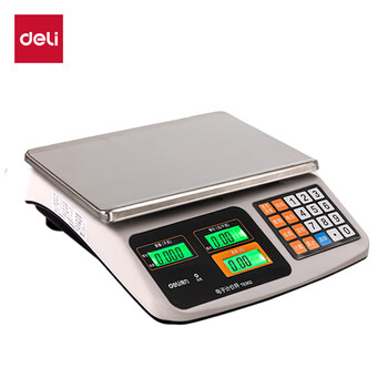 Deli TE900 коммерческие электронные весы с подсчётом цены и количества, 1 шт.