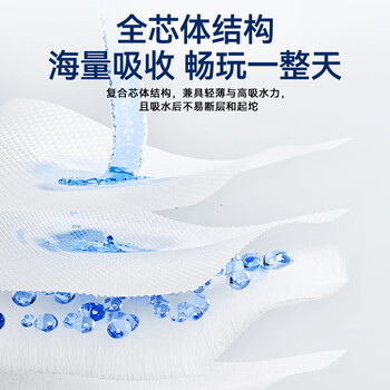 爱酷熊（AIKUUBEAR）畅吸纸尿裤M100片尿不湿新生儿中码超薄大吸量透气尿裤国货精选